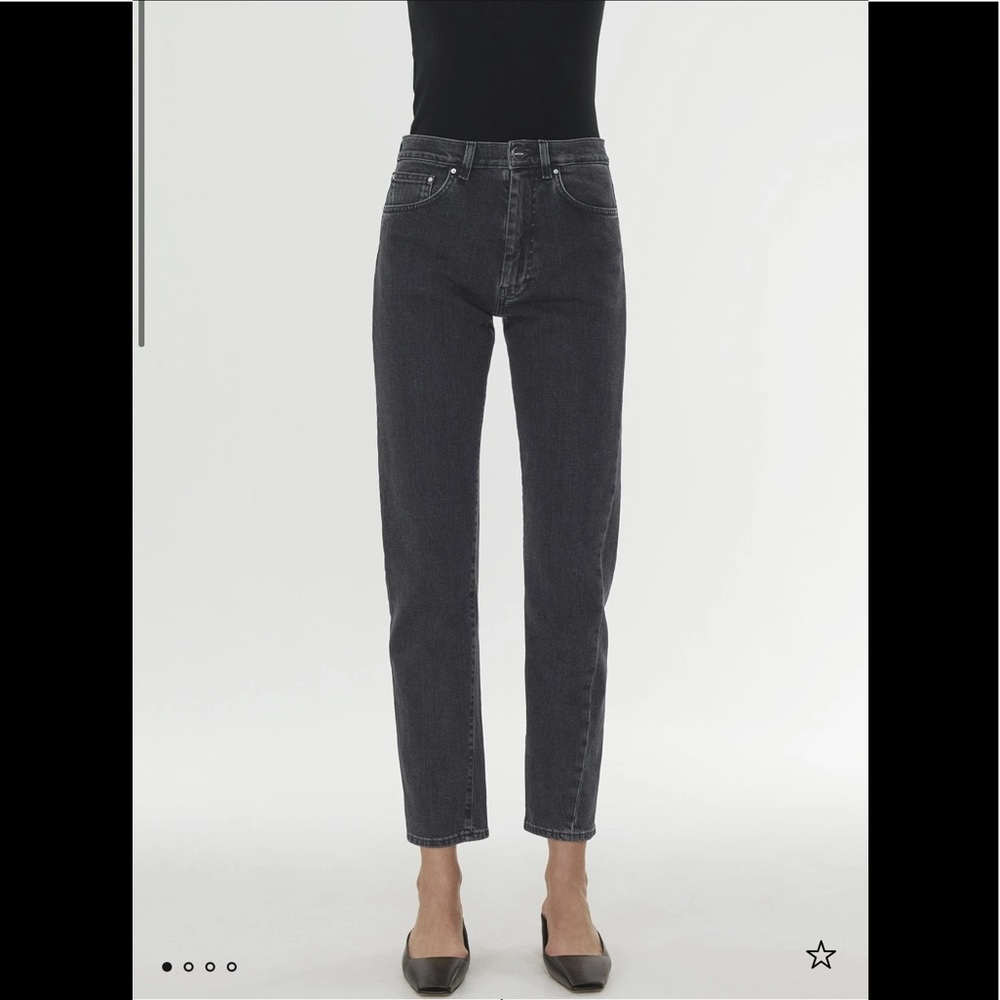 TOTEME studio Twisted seam denim in grey wash